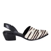 Diba True Womens Pri Ority Zebra Slingback Flats Casual Shoes