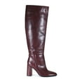 thumbnail image 1 of Diba True Women's Text Back Leather Tall Knee-High Boot (Bordo, 7.5), 1 of 5