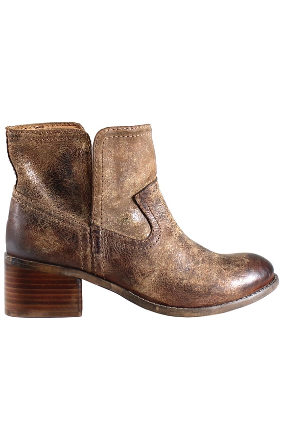True Womens Walnut Grove Round Toe Pull On  Ankle Boots