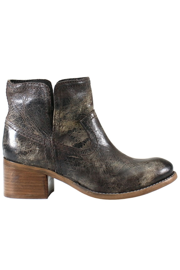 True Womens Walnut Grove Round Toe Pull On  Ankle Boots