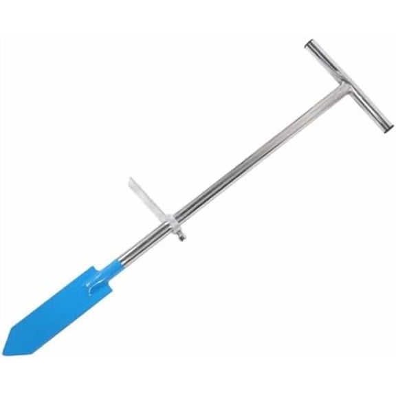 Dibble Bar Tree Planting Tool, Detachable Stainless Steel T Handle Digging Bar with Foot Pedal for Backyards, Gardens, Parks, Farms$$Garden & Patio