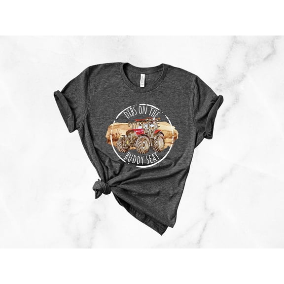 Dibs On The Buddy Seat Shirt, Farmer Shirt, Perfect Tractor Shirt, Tractor Lovers, Farming, Farm Dad, All Size S-5Xl