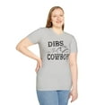thumbnail image 1 of Dibs On The Cowboy, Gildan Unisex Softstyle T-Shirt, Graphic Tee, S-3XL, 1 of 5