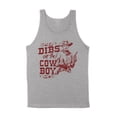 thumbnail image 1 of Dibs On The Cowboy Tank Top Unisex 2X-Large Grey, 1 of 5