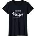 thumbnail image 1 of Dibs On The Pastor Funny Cute Preacher's Wife Joke Deluxe T-Shirt, 1 of 3