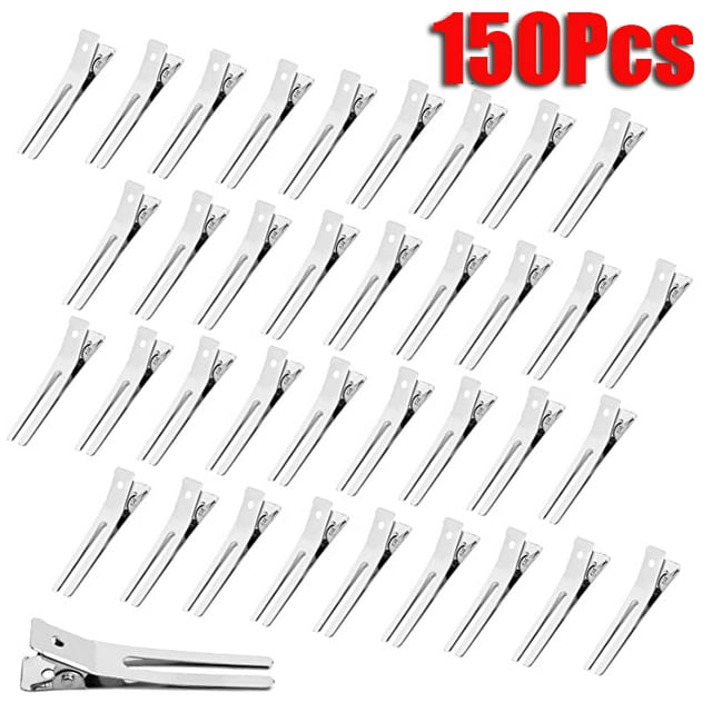 Dicasser 12Pcs Metal Hair Clips for Women Styling Sectioning, Silver