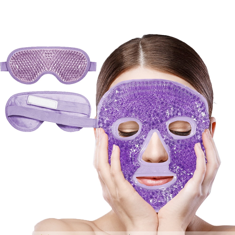 Dicasser Cooling Ice Face Eye Mask for Reducing Puffiness, Bags Under