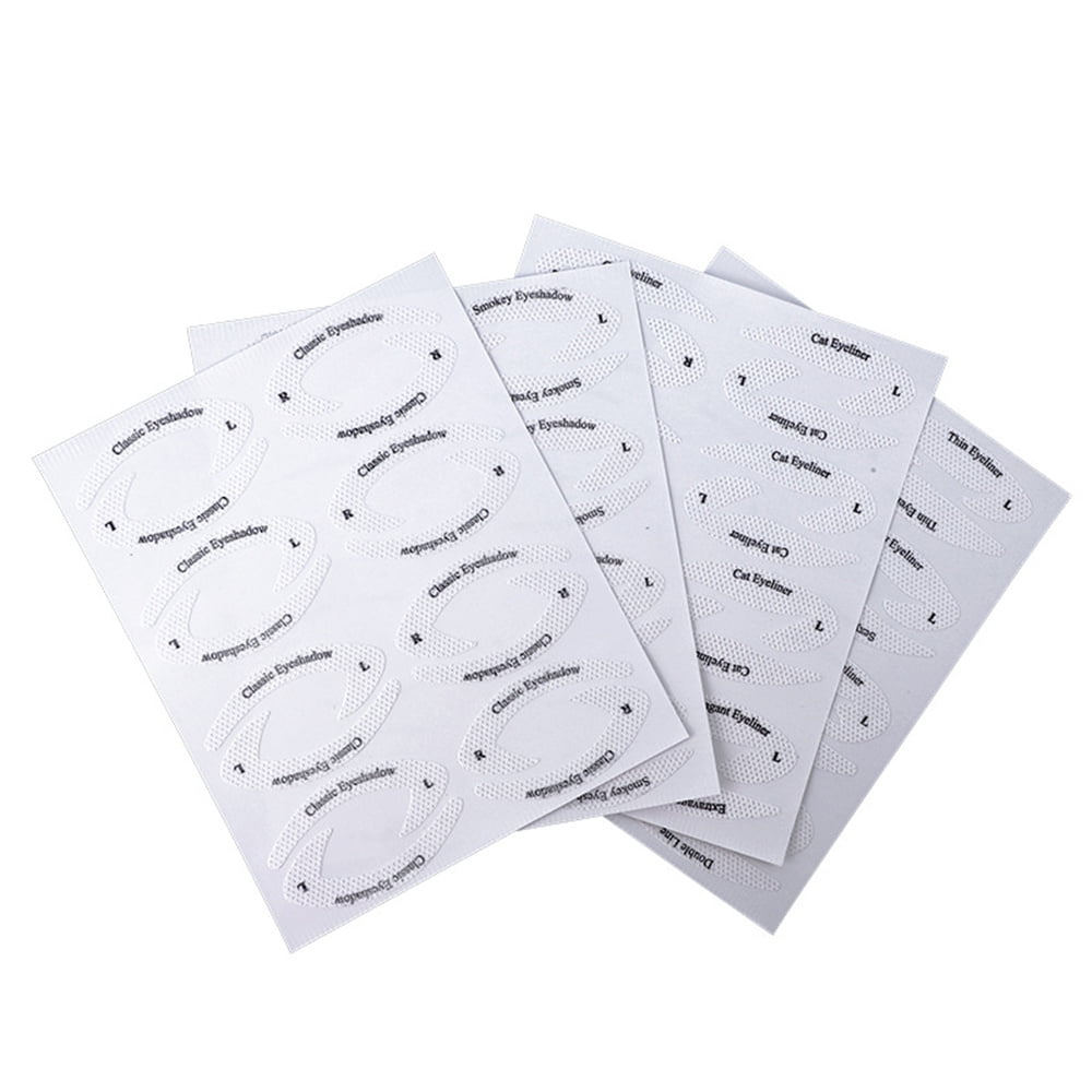 Dicasser Eyeliner Shaping Stencil Eyeshadow Stencil, 4 Pieces Eye ...