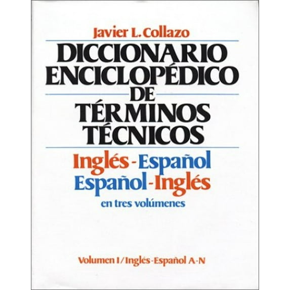 Pre-Owned Diccionario Enciclopedico de Terminos Tecnicos: Ingles - Espanol/Espanol - Ingles, 3 Vol. Set (Hardcover) 0070791627 9780070791626