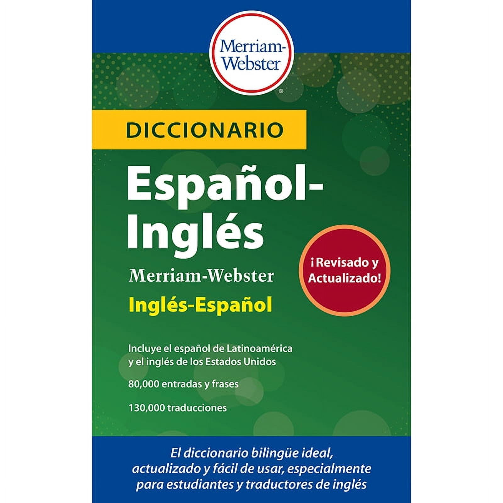 Diccionario Espanolingles Merriamster Bundle of 10 Each