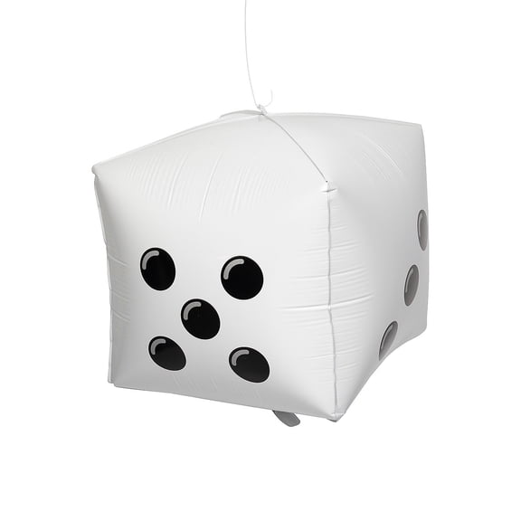 Dice 15" Mylar Balloon, Party Decor, Birthday, 3 Pieces