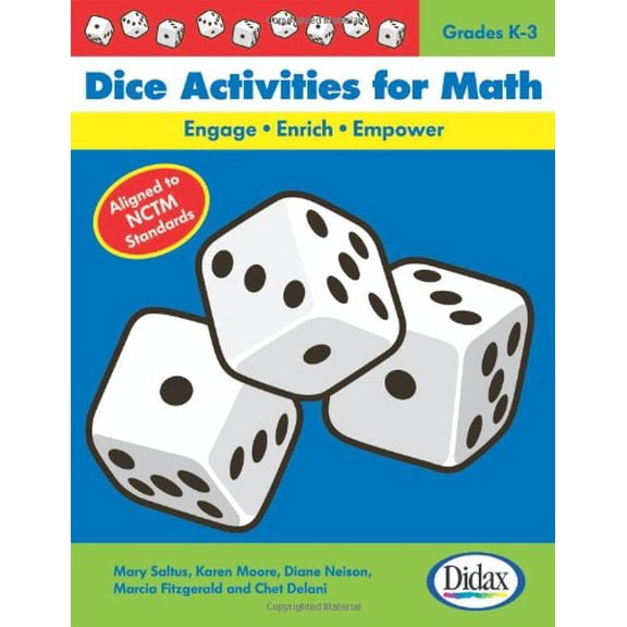 Pre-Owned Dice Activities for Math: Engage-Enrich-Empower / Grades K-3 (Paperback) 1583242775