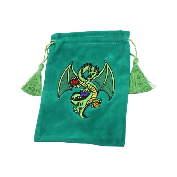 Dice Bag - Green Dragon