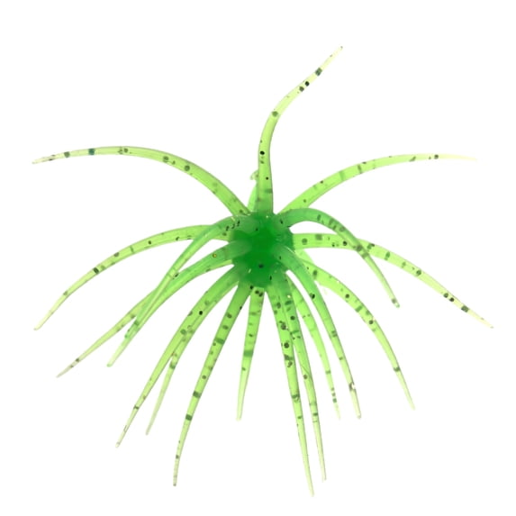 Dice Bait, Fuzzy Dice Style Fishing Lure, Multi-Purpose Artificial Bait for Trout Crappie and General Freshwater Use (Green)