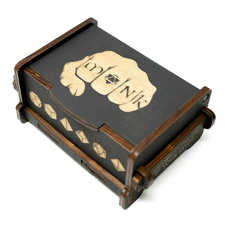 Dice Box - Black - Barbarian - 6x4x3 Dice Box - Black - Barbarian - 6x4x3