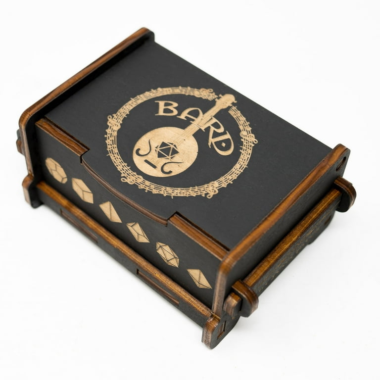 Dice Box - Black - Bard - 6x4x3 Dice Box - Black - Bard - 6x4x3