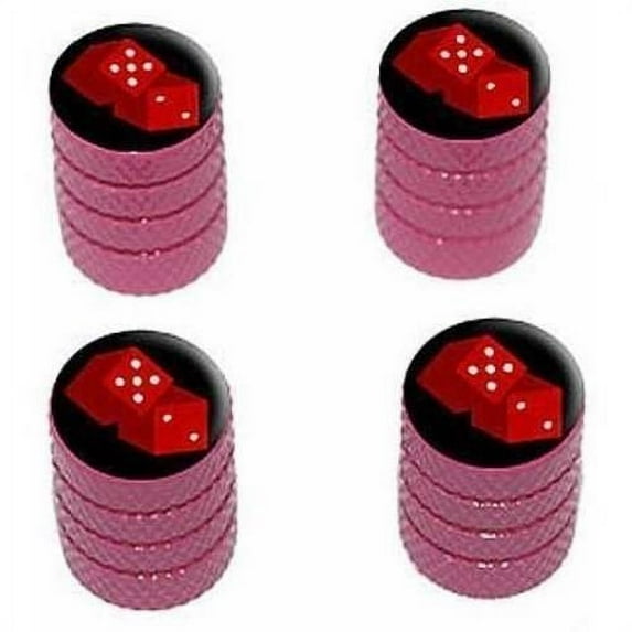 Dice Craps Gambling Tire Rim Wheel Aluminum Valve Stem Caps, Multiple Colors