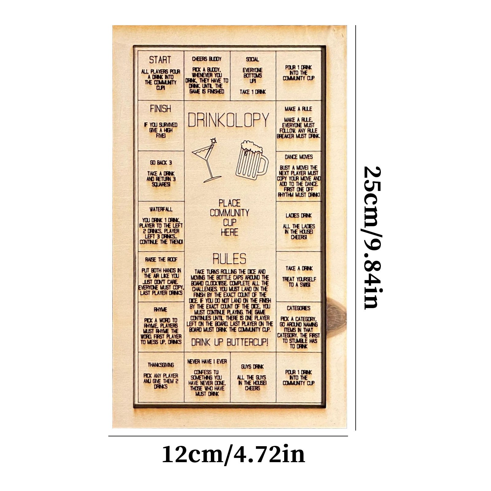 Dice Drinking Game Don't Go Home Tonight Game and Drunken War Game