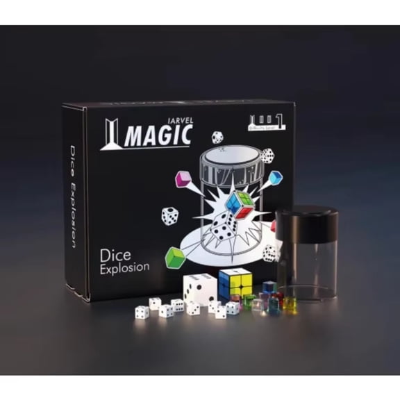 Dice Explosion By IARVEL Cube MAGIC Magia Tricks Magie Props Mentalism Close Up Street Magician Illusion Gimmicks Dices Split