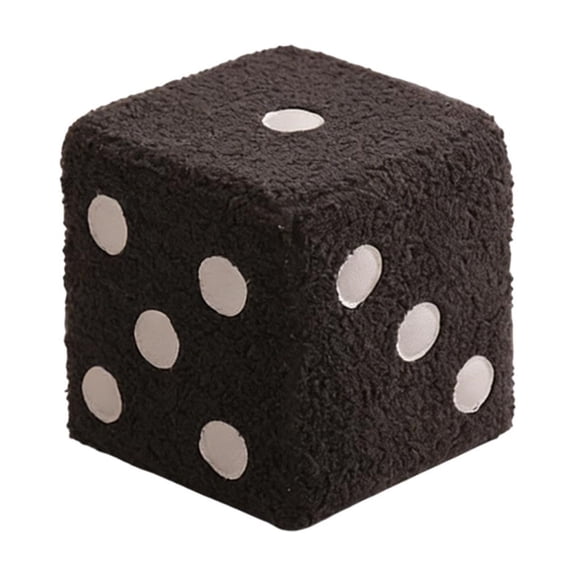 Dice Ottoman, Comfortable Simple Small Cube Footstool with Sturdy Base, for Home Living Room Bedroom Entryway (7.87x7.87x7.87in, Gray)