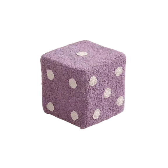 Dice Patterned Shoe Benches, Home Entryway Cube Stool, Living Room Sofa Footrest, Childrens Step Stool, Creative Footstool, Decorative Bedroom Seating Furniture
