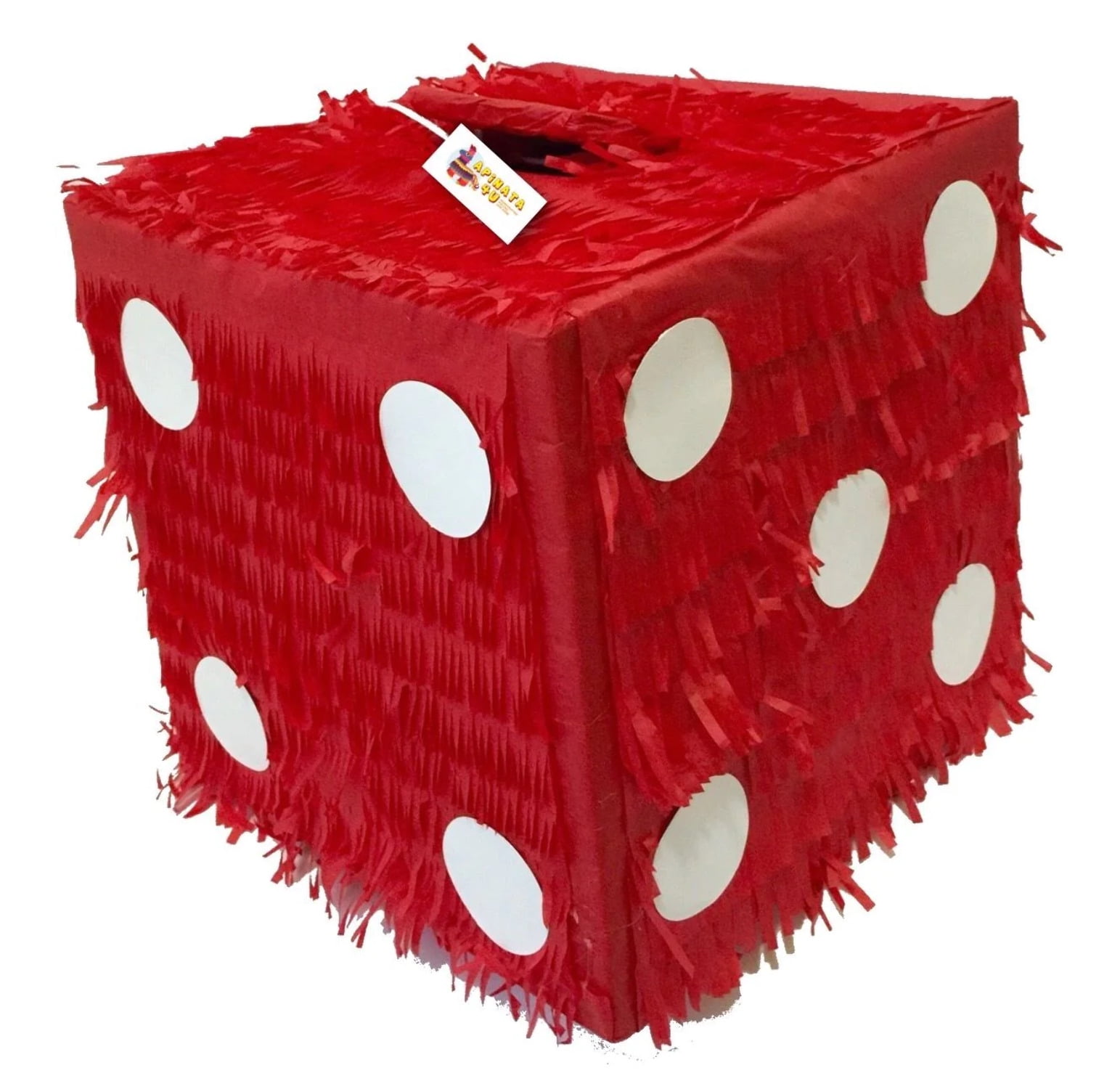 Dice Pinata Red Color Casino Theme Party Supplies Las Vegas Themed