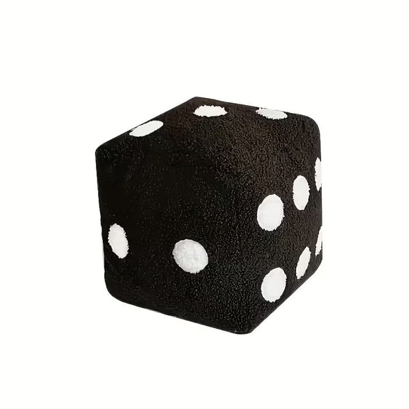 Dice Plush Pillow Cube - Soft Decorative Cushion for Home & Office