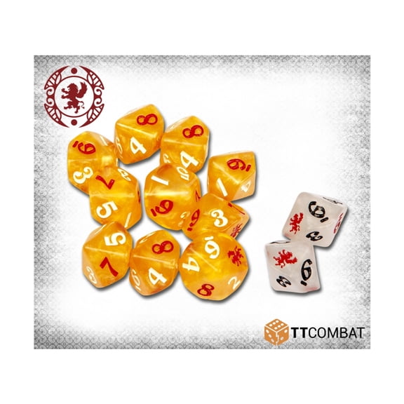TT Combat Dice Set - The Vatican (12) New