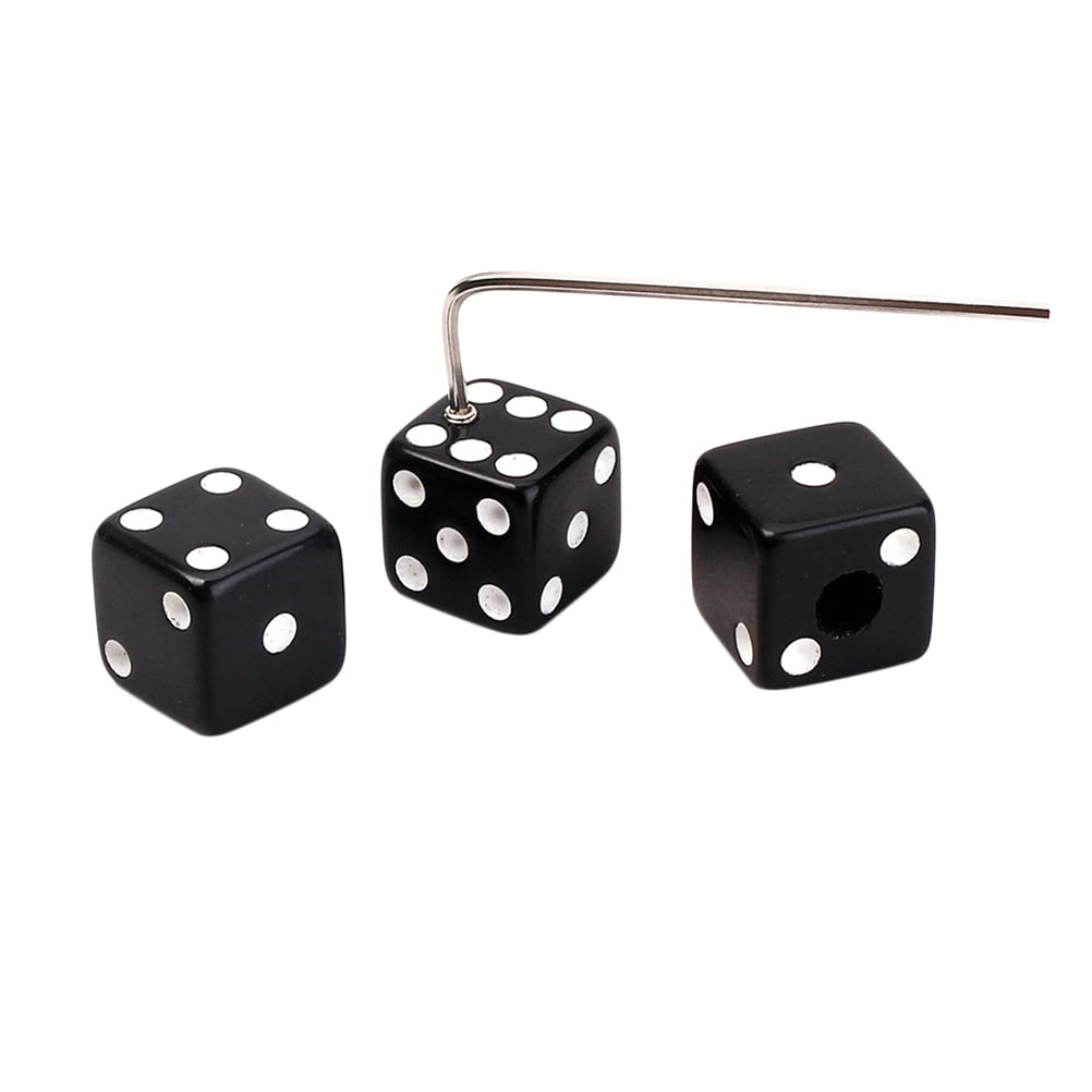 Dice Shaped Control Knobs Fit Split Shaft Guitars (Black) - Walmart.com