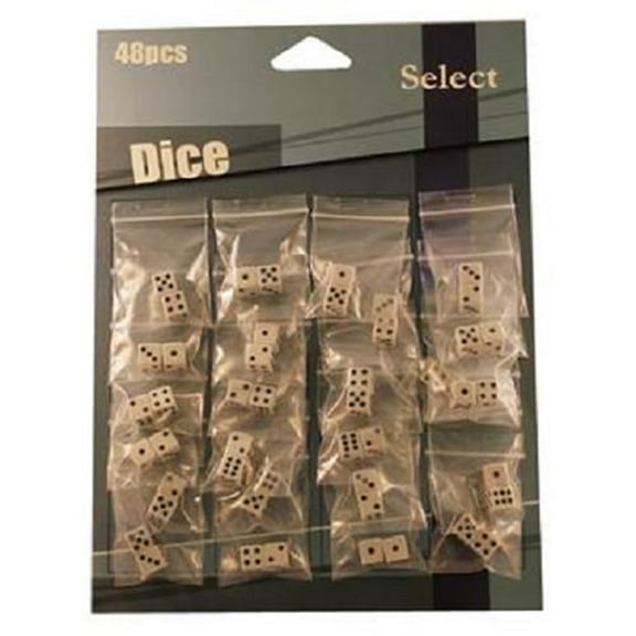 Dice Small 48Ct - Carded - Pack Of 48