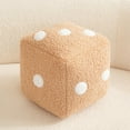 thumbnail image 1 of Adorable Dice Toy Cube Shaped Pillow Soft Stuffed Animal Doll Decorative Cushion For Home, 1 of 7