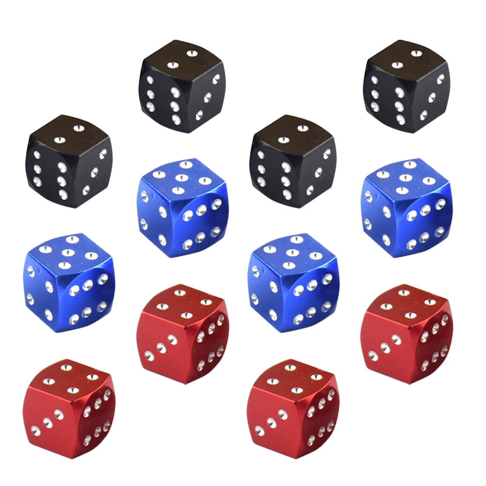 Dice Valve Cap Stems Metal Colored Automotive Wheels Tire Screw Air