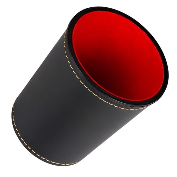 Dices Game Part Dices Shake Container PU Leather Bar Tool Dices Cup Bracket Roll the Dices Board Game Cup Container