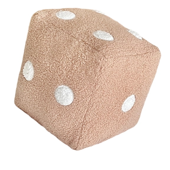 Dices Pattern Accent Pillow Sturdy Soft Support for Reading Kids Play Area