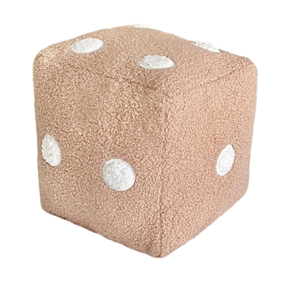 Dices Pattern Accent Pillow Sturdy Soft for Reading Play Area