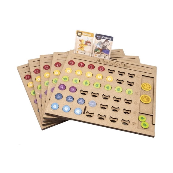 Dicetroyers, The Flamecraft - 5 Player Boards New