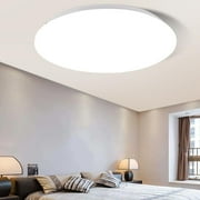 Diceymbol 18W LED Ceiling Light Fixture, 9in Mount Light Fixture, Ceiling Lamp For Bedroom, Kitchen, Bathroom, Stairwell, Bright 3200 Lumens, 5000K Daylight White Disc Ceiling Lamp