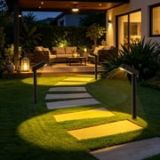 Diceymbol 2 Pack Solar Spot Lights Outdoor Landscape Lighting for Tree Yard Patio Flower Bed Black 21.65 Inch