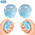 thumbnail image 1 of Diceymbol 2 Pcs Coconut Oil Squishy Ball Slow Rising Stress Squishy Set for Office Desk Home Daily Use 2 In, 1 of 9