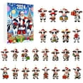 thumbnail image 1 of Diceymbol 2025 New Advent Countdown Calendar 24 Day Christmas Advent Calendar Cute Cow Christmas Ornaments Pendant Christmas Cow Figures And Accessories Christmas Gifts, 1 of 8