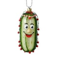 thumbnail image 1 of Diceymbol 2024 New Hanging Ornament Christmas Tree Decorations Acrylic Cute Mini Gherkin Pendant for Xmas Party Holiday Wedding Decoration, 1 of 6