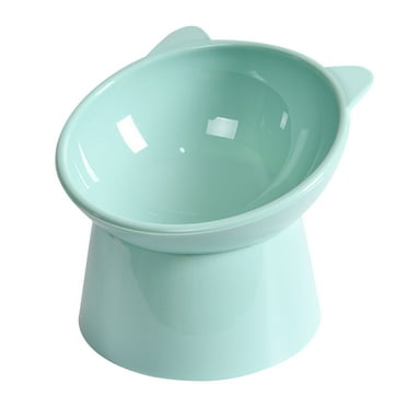 Diceymbol 2025 New Cat Food Bowl Pet Feeding Bowl Tilted 15 Degree Slip and Rollover Pet Bowl Elevated Slanted Stand Pet Bowls for Cats and Small Dogs