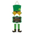 Diceymbol 2025 New St Patricks Day Door Sign St Patricks Day