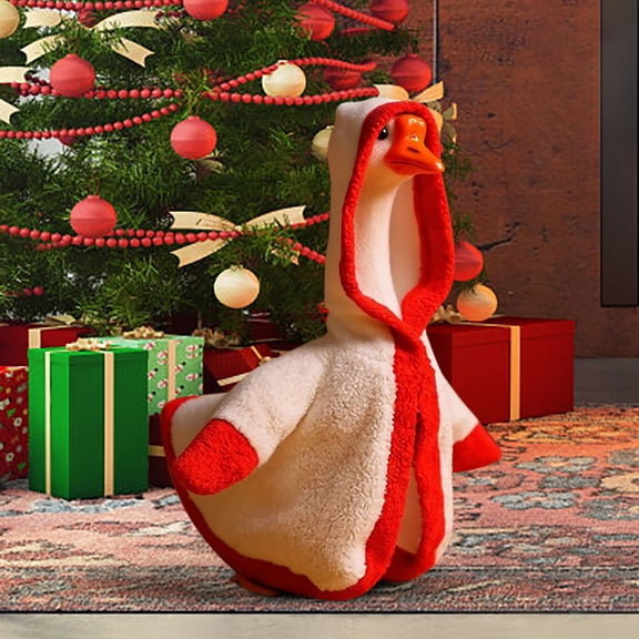 Diceymbol 23 Inch Goose Christmas Clothing Windproof Snow-Resistant Outdoor Decor