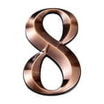 thumbnail image 1 of Diceymbol Black Modern House Numbers Mailbox Numbers 0-9 Self-Adhesive Street Door Home Address Metal Numbers for Outside Or Inside Signs Easy Install Home Decorations, 1 of 7