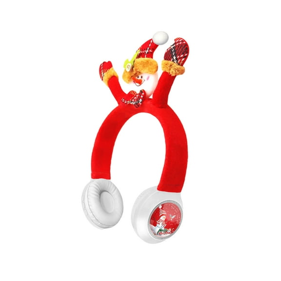 Diceymbol Christmas Bluetooth Headphones Wireless Earbuds Full Earmuffs Newly Upgraded V5.45 Wireless Earphones Intelligent Noise Reduction Shocking Bass Supports Wireless/wired Christmas Gifts