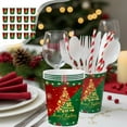thumbnail image 1 of Diceymbol Christmas Disposable Tableware Set, Red Green Gold Theme, 20-Piece, 7 & 9 Inch, 1 of 7