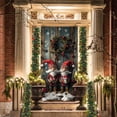 thumbnail image 1 of Diceymbol Christmas Door Cover Decoration 35x70 Inch Holiday Polyester Door & Wall Decor Festive Front Entry Display for Xmas Parties, 1 of 6