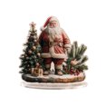 thumbnail image 1 of Diceymbol Christmas Santa Claus Ornament Acrylic Ornament Desktop Decoration Christmas Gift, 7.87 in, 1 of 6