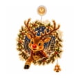 thumbnail image 1 of Diceymbol Christmas Suction Cup Window Light Light-Up Festive Window Scene Flat Plastic Christmas Decoration with Warm LED Lights, 7.09 in Reindeer, 1 of 5